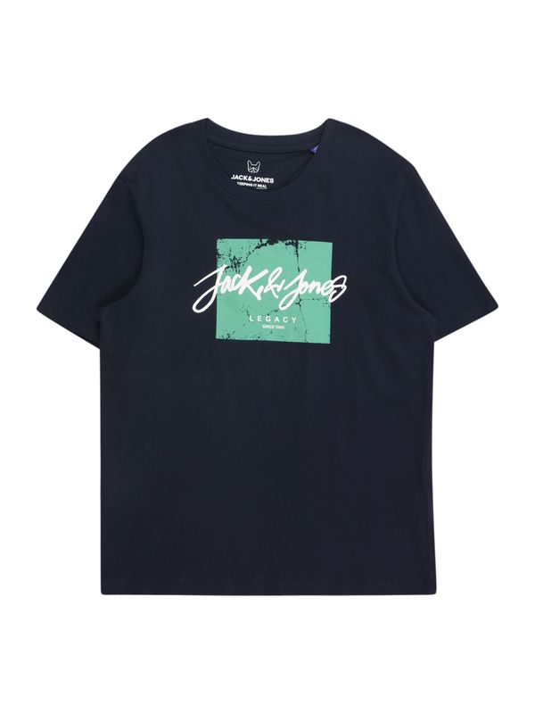 Jack & Jones Junior Jack & Jones Junior Majica 'JJTILEY'  mornarska / zelena / bela