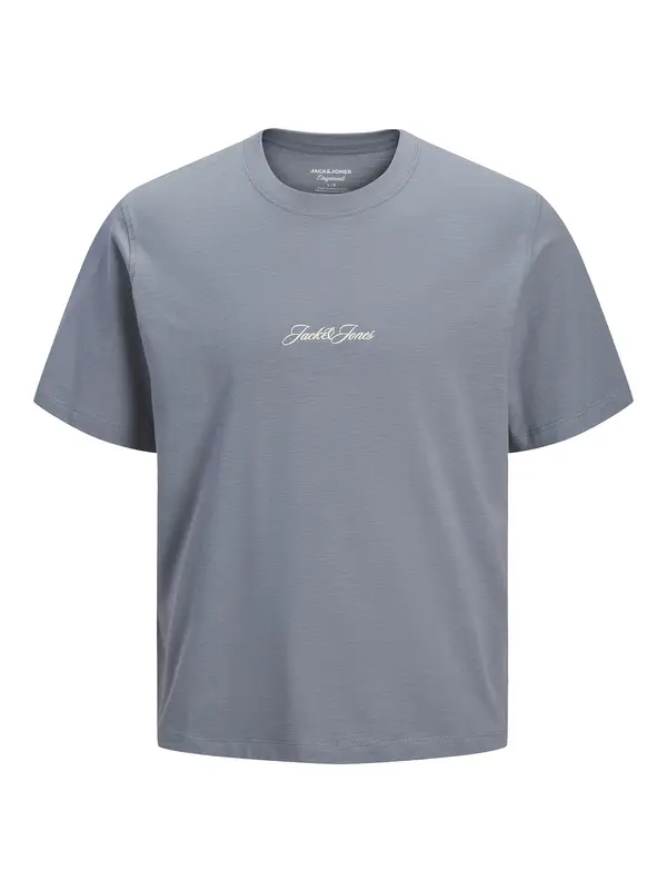 Jack & Jones Junior Jack & Jones Junior Majica 'JORCassis'  golobje modra / črna / bela