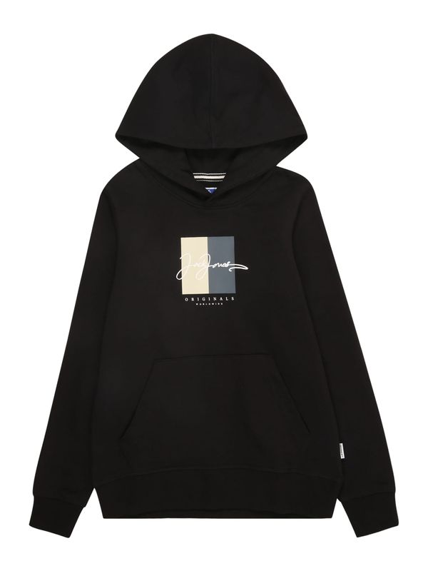 Jack & Jones Junior Jack & Jones Junior Majica 'JORFREDERIKSBERG'  bež / bazaltno siva / črna / bela