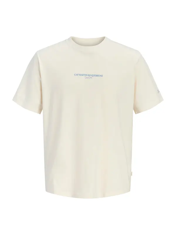 Jack & Jones Junior Jack & Jones Junior Majica 'JORHyeres'  pesek / azur / temno zelena / off-bela