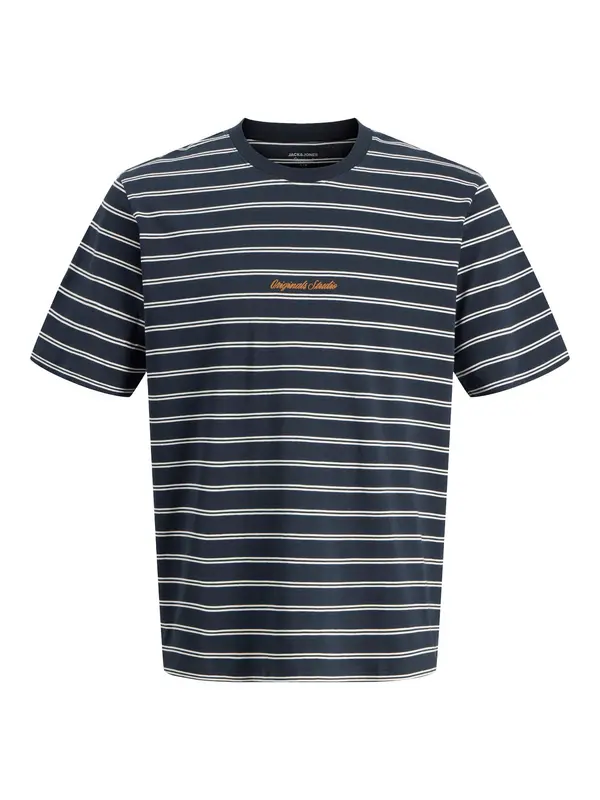 Jack & Jones Junior Jack & Jones Junior Majica 'JORNorrebro'  marine / sepija / oranžna / bela