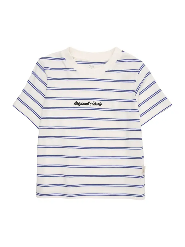 Jack & Jones Junior Jack & Jones Junior Majica 'JORNORREBRO'  modra / črna / bela