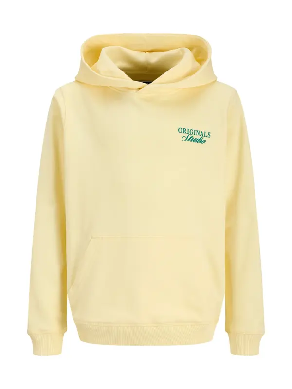 Jack & Jones Junior Jack & Jones Junior Majica 'JORNORREBRO'  rumena / temno zelena