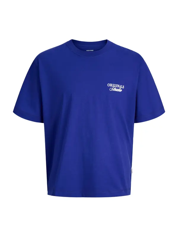 Jack & Jones Junior Jack & Jones Junior Majica 'JORNORREBRO'  temno modra / bela
