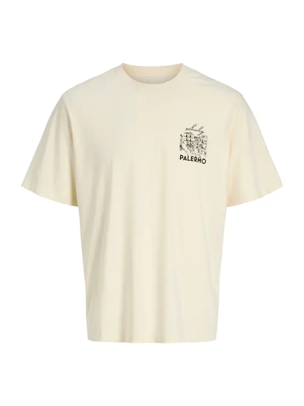 Jack & Jones Junior Jack & Jones Junior Majica 'JORVacation'  črna / off-bela