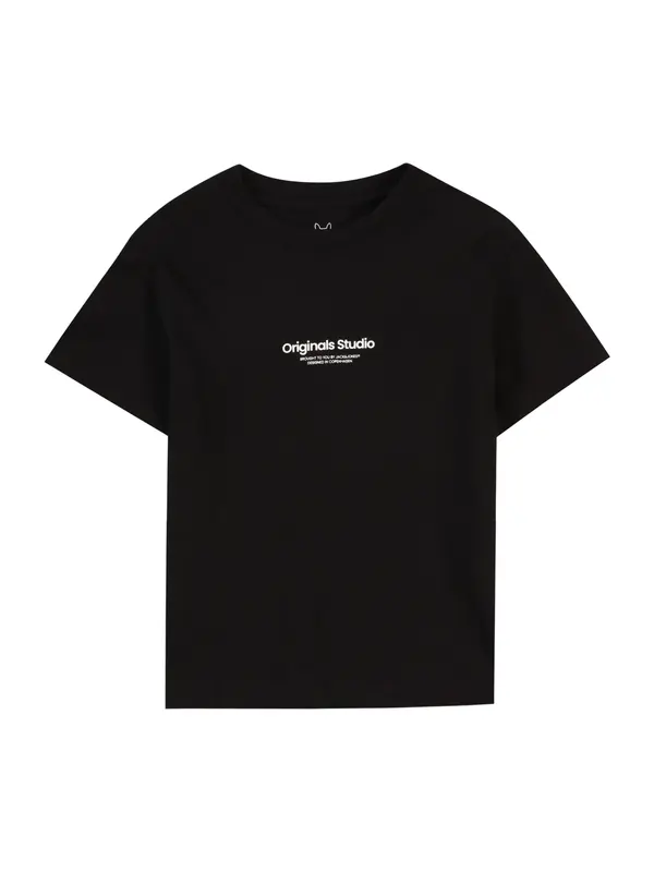 Jack & Jones Junior Jack & Jones Junior Majica 'JORVersterbro'  črna / bela