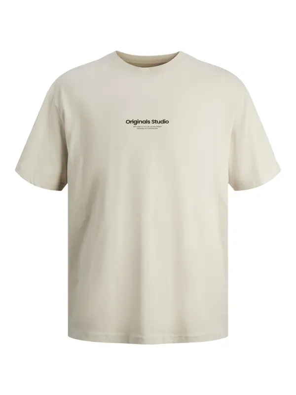 Jack & Jones Junior Jack & Jones Junior Majica 'JORVesterbro'  ecru / črna