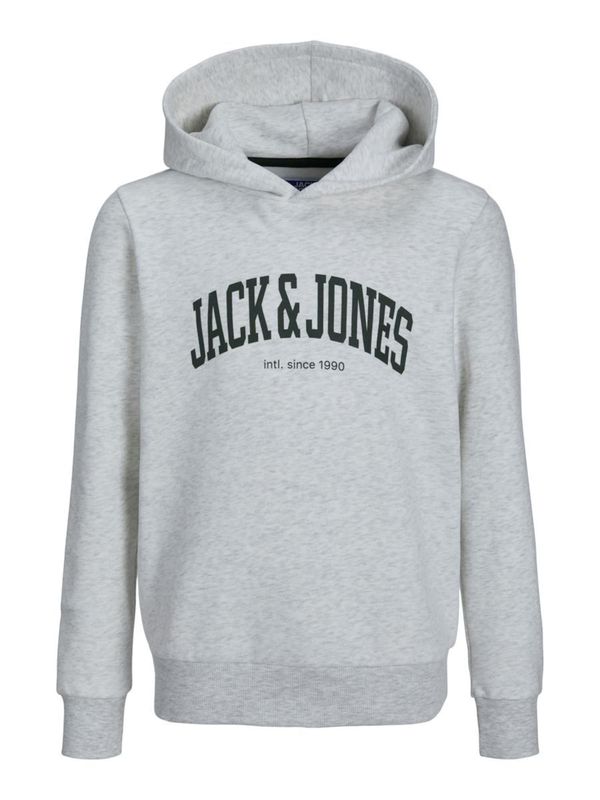 Jack & Jones Junior Jack & Jones Junior Majica 'JOSH'  pegasto siva / črna