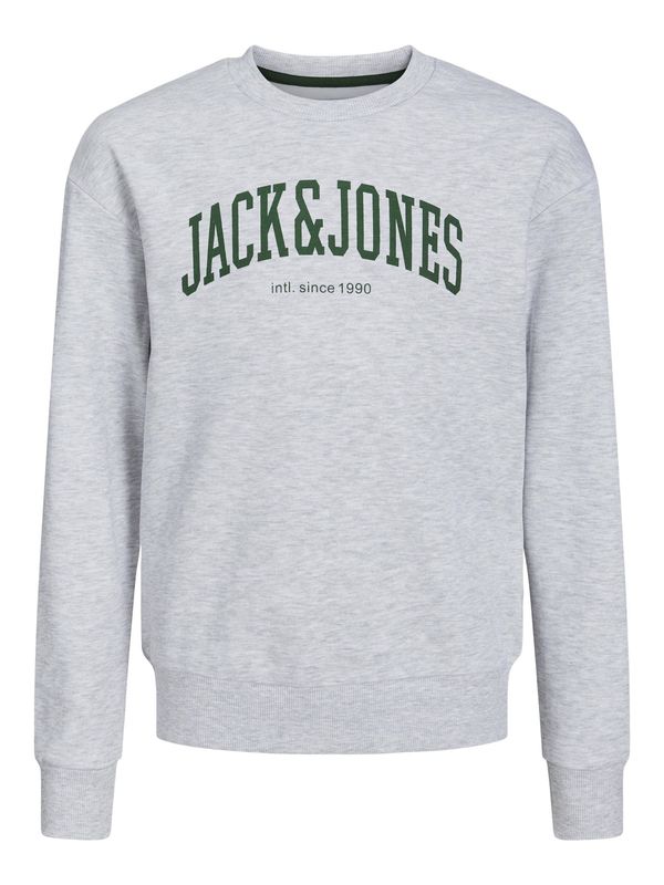 Jack & Jones Junior Jack & Jones Junior Majica 'Josh'  pegasto siva / jelka