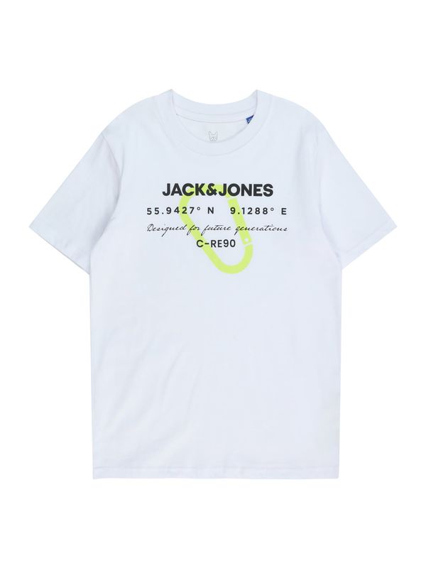 Jack & Jones Junior Jack & Jones Junior Majica  kivi / črna / bela