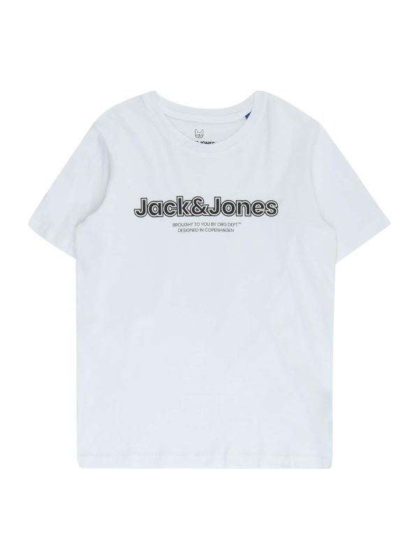 Jack & Jones Junior Jack & Jones Junior Majica 'LAKEWOOD'  bež / črna / bela