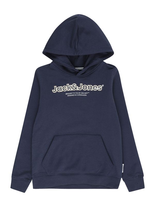 Jack & Jones Junior Jack & Jones Junior Majica 'Lakewood'  mornarska / svetlo siva / bela