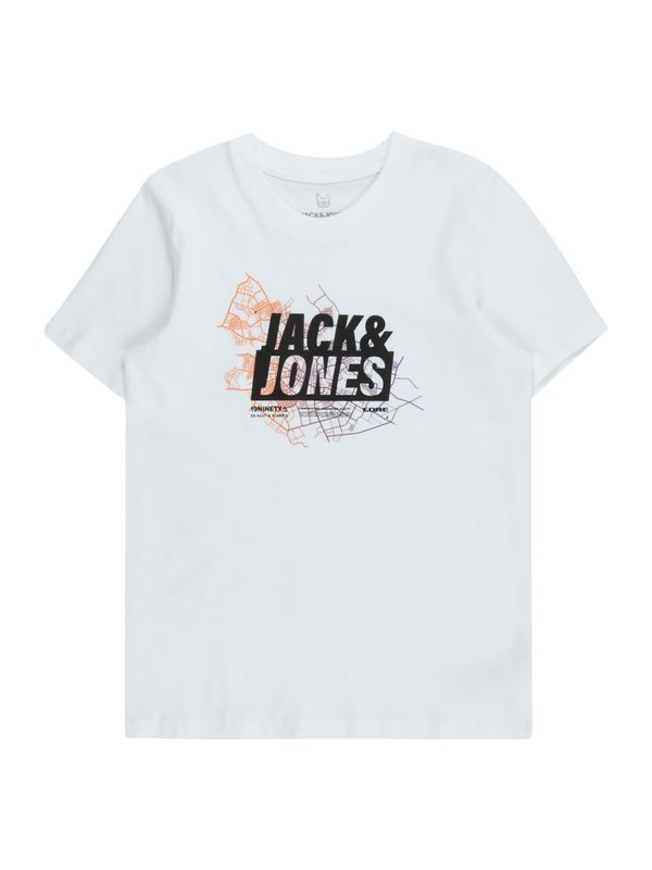 Jack & Jones Junior Jack & Jones Junior Majica  lila / oranžna / črna / off-bela