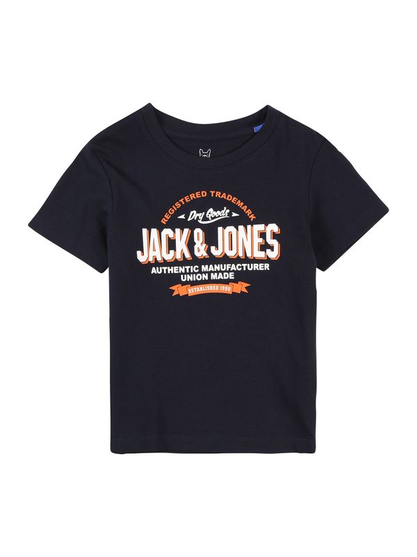 Jack & Jones Junior Jack & Jones Junior Majica  marine / oranžna / bela