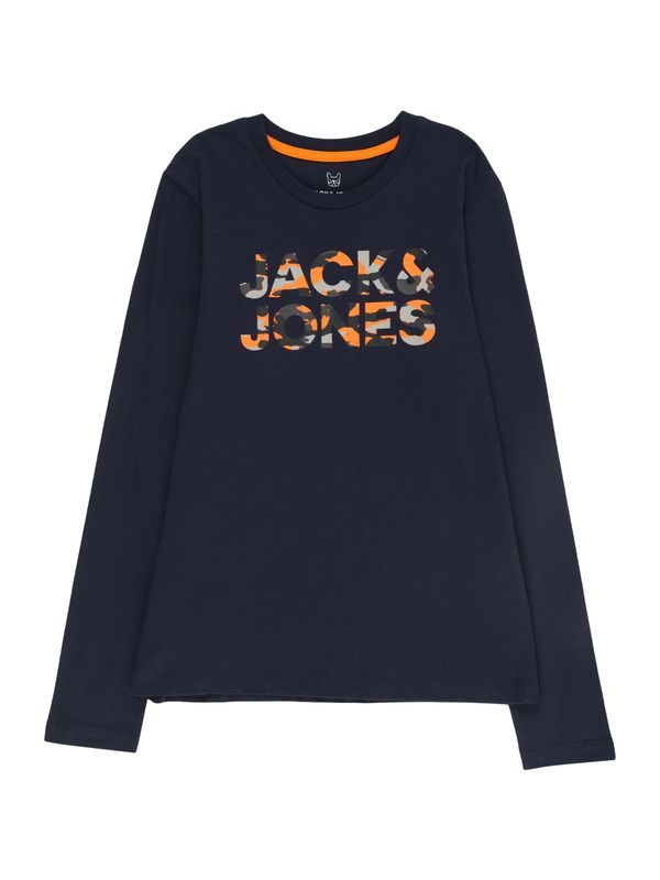 Jack & Jones Junior Jack & Jones Junior Majica 'MILES'  mornarska / siva / antracit / oranžna