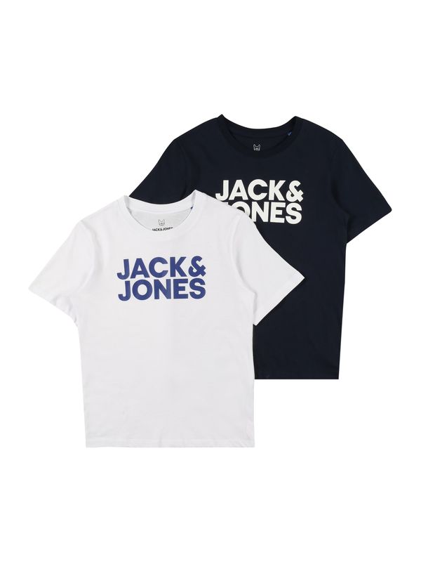Jack & Jones Junior Jack & Jones Junior Majica  modra / nočno modra / bela