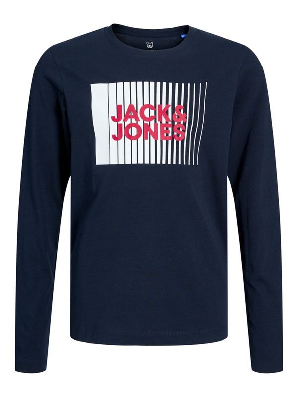 Jack & Jones Junior Jack & Jones Junior Majica  modra / rdeča / bela