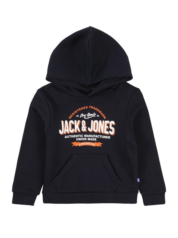 Jack & Jones Junior Jack & Jones Junior Majica  mornarska / oranžna / bela