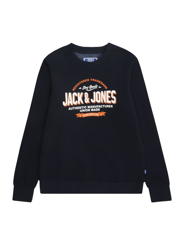 Jack & Jones Junior Jack & Jones Junior Majica  mornarska / oranžna / bela