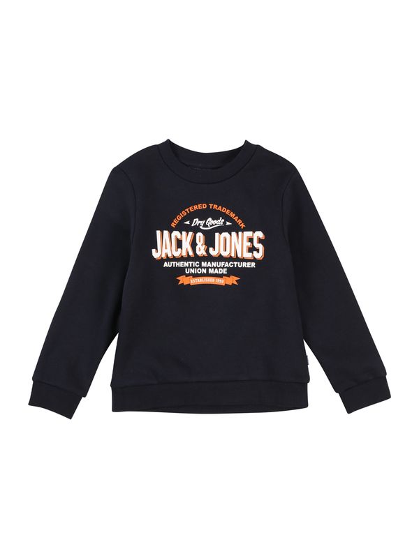 Jack & Jones Junior Jack & Jones Junior Majica  mornarska / oranžna / bela