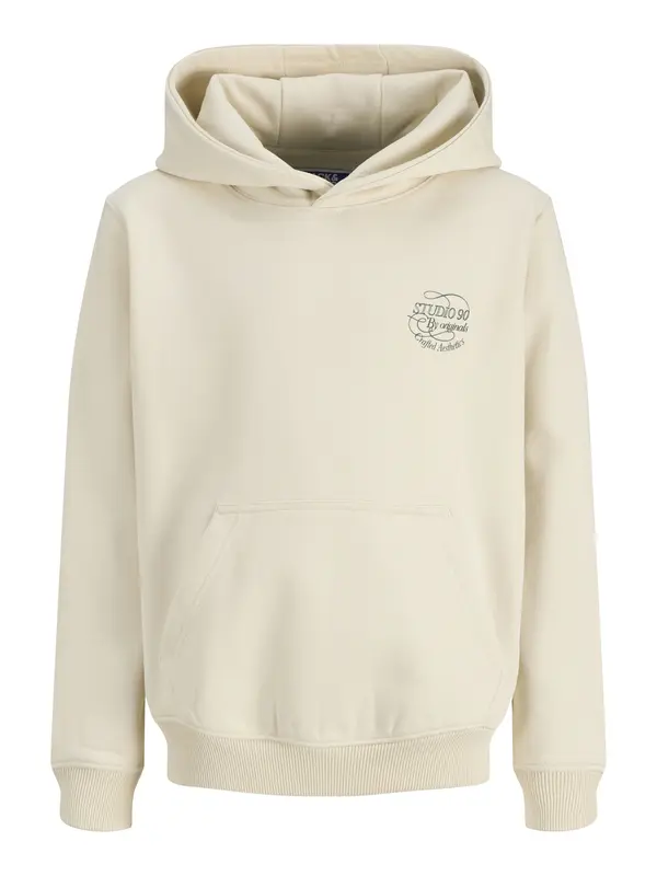 Jack & Jones Junior Jack & Jones Junior Majica 'Niagara'  kremna / temno zelena