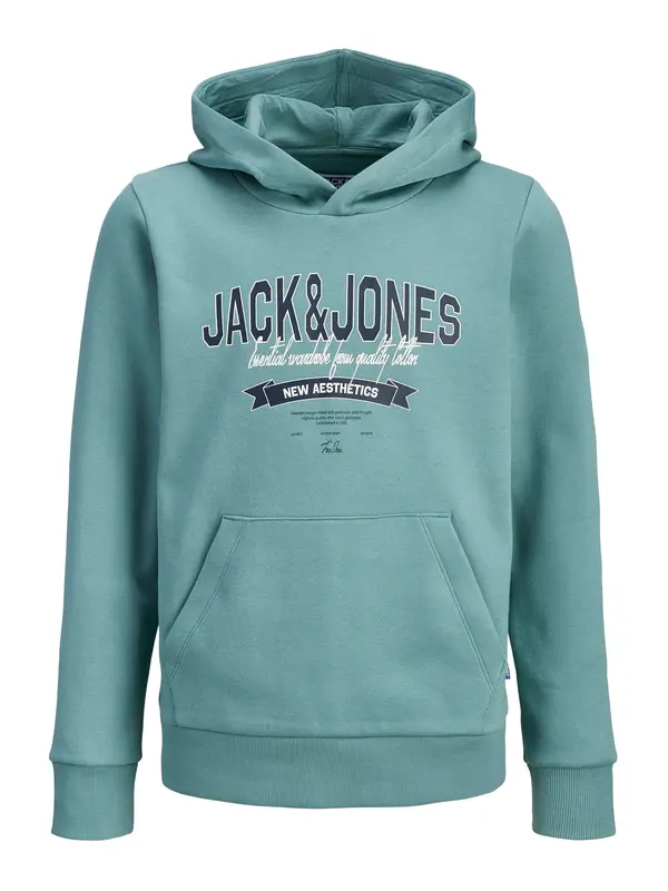 Jack & Jones Junior Jack & Jones Junior Majica  nočno modra / cijansko modra / črna / bela