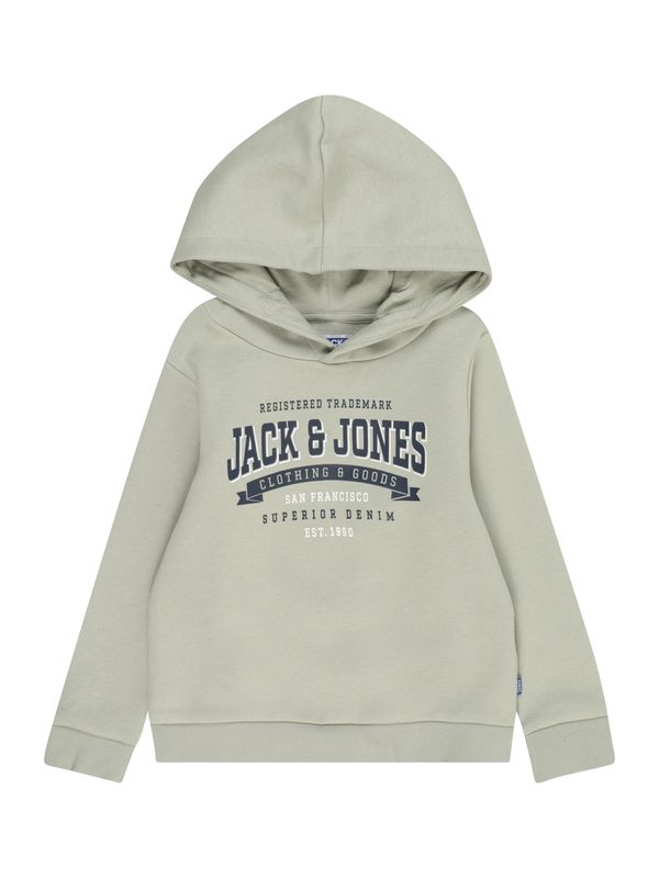 Jack & Jones Junior Jack & Jones Junior Majica  nočno modra / pastelno zelena / bela