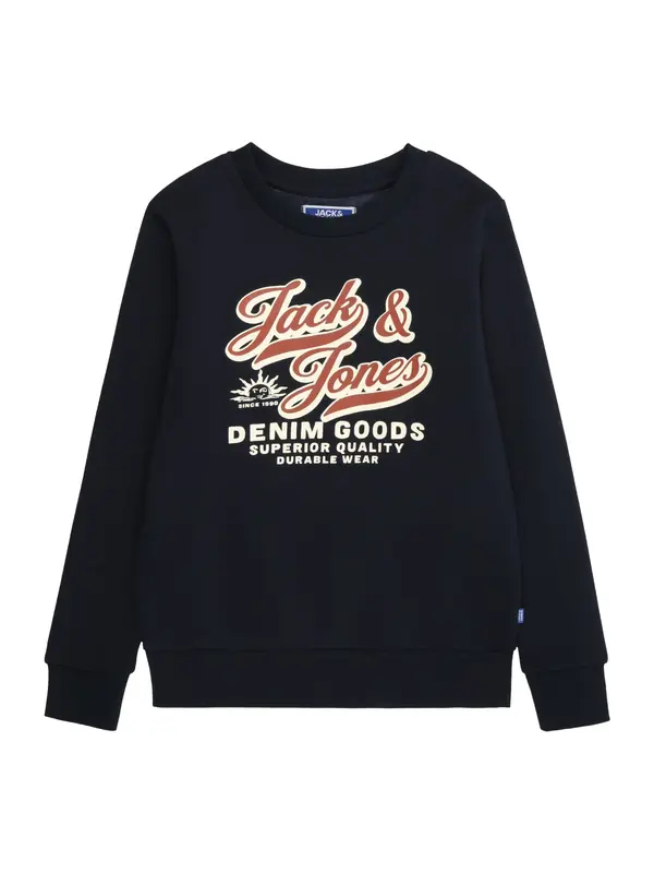 Jack & Jones Junior Jack & Jones Junior Majica  nočno modra / rjasto rjava / bela