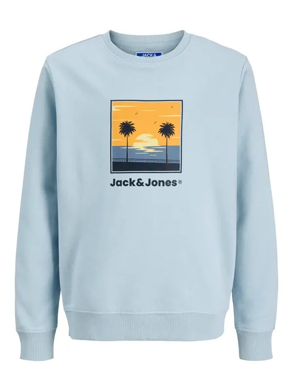 Jack & Jones Junior Jack & Jones Junior Majica 'Perry'  nočno modra / svetlo modra / temno rumena