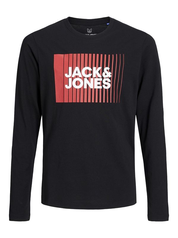 Jack & Jones Junior Jack & Jones Junior Majica  rdeča / črna / bela