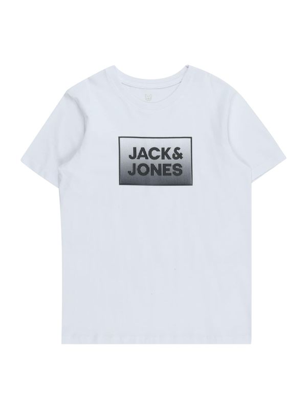 Jack & Jones Junior Jack & Jones Junior Majica 'STEEL'  črna / bela