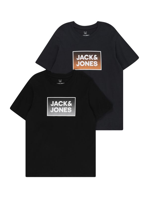 Jack & Jones Junior Jack & Jones Junior Majica 'STEEL'  marine / korala / črna / bela