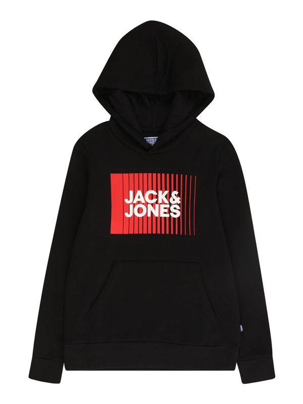 Jack & Jones Junior Jack & Jones Junior Majica  temno rdeča / črna / bela