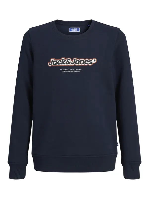 Jack & Jones Junior Jack & Jones Junior Majica 'Vesterbro Newton'  mornarska / rjava / bela