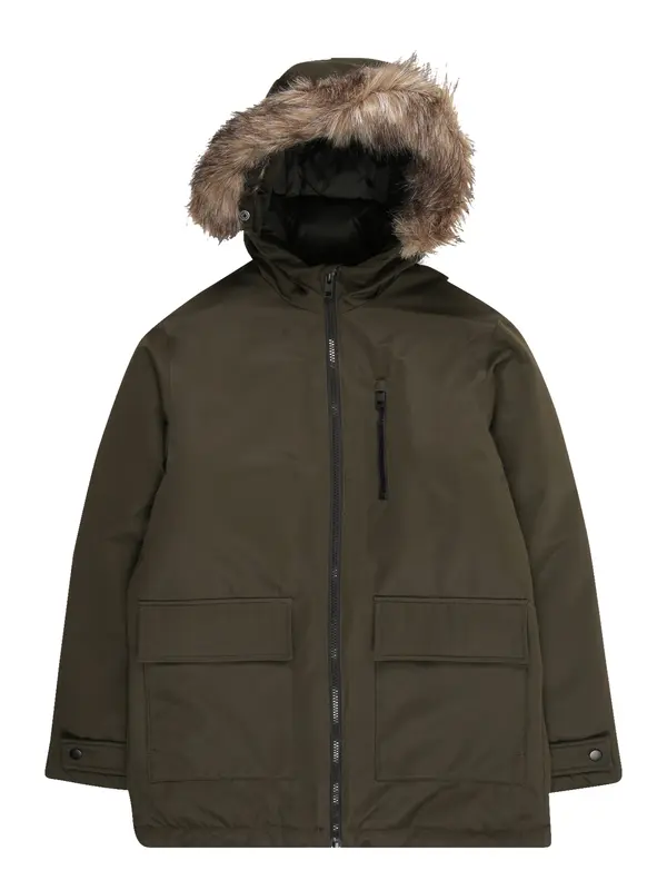 Jack & Jones Junior Jack & Jones Junior Prehodna jakna 'JJCHARLIE'  temno zelena