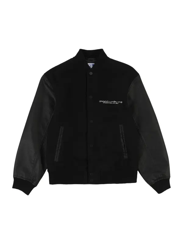 Jack & Jones Junior Jack & Jones Junior Prehodna jakna 'JJROSS'  črna / bela