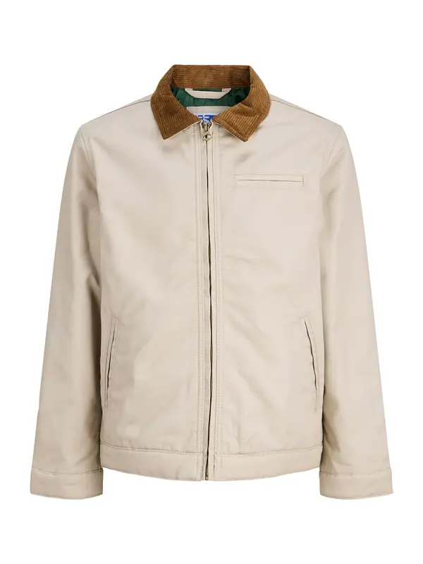 Jack & Jones Junior Jack & Jones Junior Prehodna jakna 'JORNORREBRO'  ecru / karamel