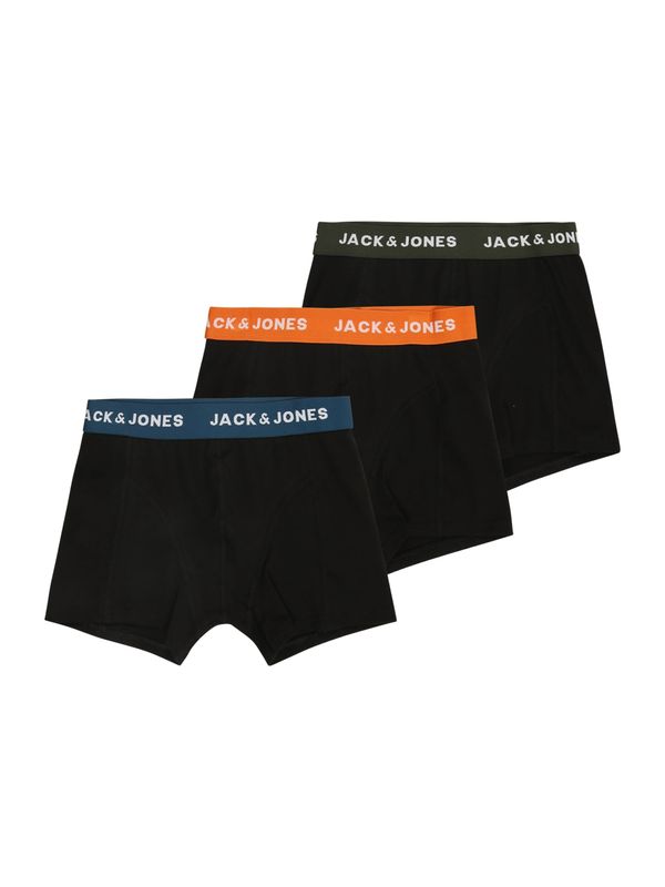 Jack & Jones Junior Jack & Jones Junior Spodnjice 'JACCLOR'  temno modra / temno oranžna / črna / bela