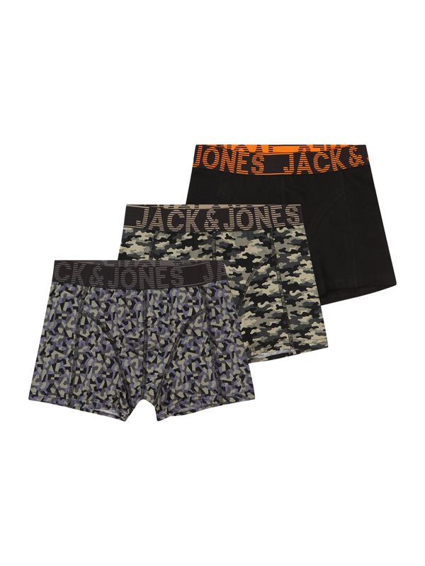 Jack & Jones Junior Jack & Jones Junior Spodnjice 'JACDANNY'  siva / pastelno zelena / temno oranžna / črna