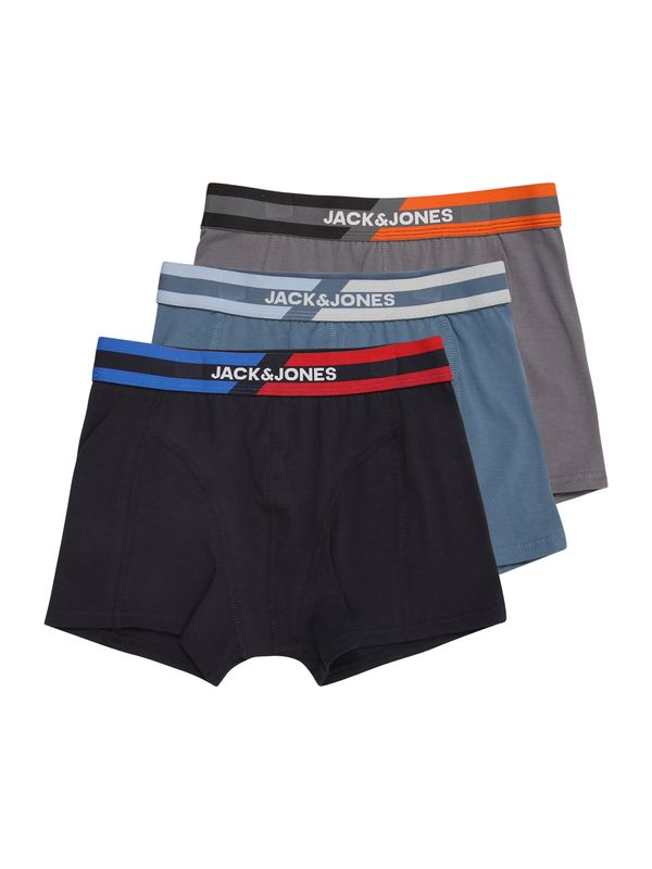 Jack & Jones Junior Jack & Jones Junior Spodnjice 'JACSTEVE'  marine / nebeško modra / siva / temno oranžna