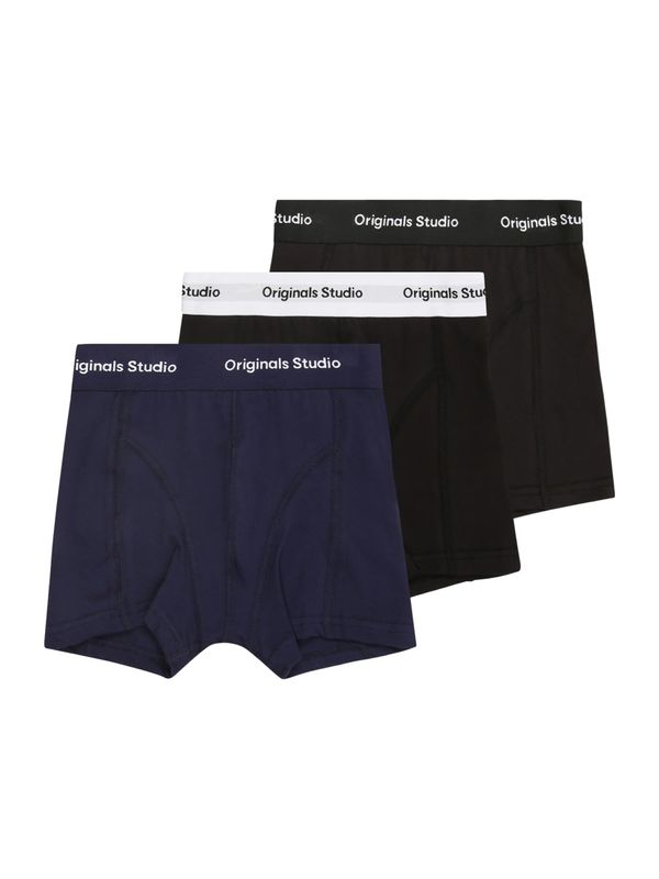 Jack & Jones Junior Jack & Jones Junior Spodnjice 'JJVesterbro'  mornarska / črna / bela