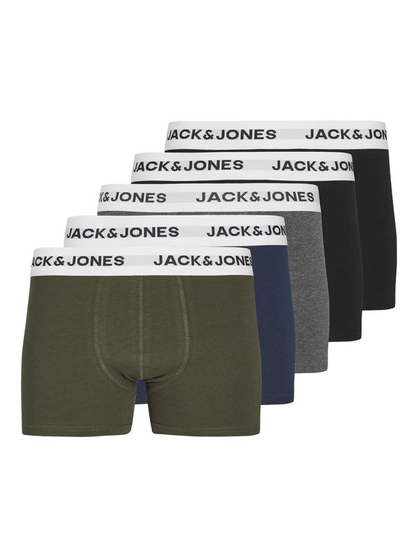 Jack & Jones Junior Jack & Jones Junior Spodnjice  mornarska / pegasto siva / kaki / črna