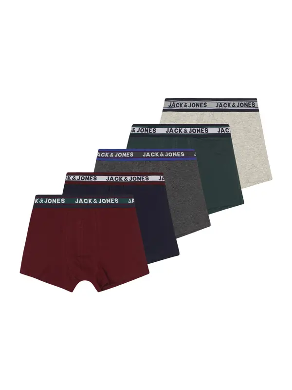 Jack & Jones Junior Jack & Jones Junior Spodnjice  mornarska / temno siva / temno zelena / vinsko rdeča