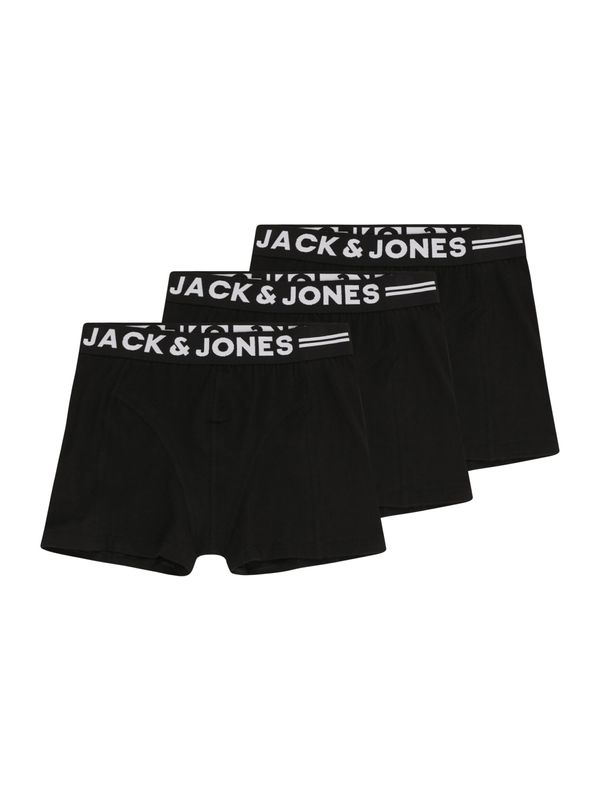 Jack & Jones Junior Jack & Jones Junior Spodnjice 'SENSE'  črna / bela