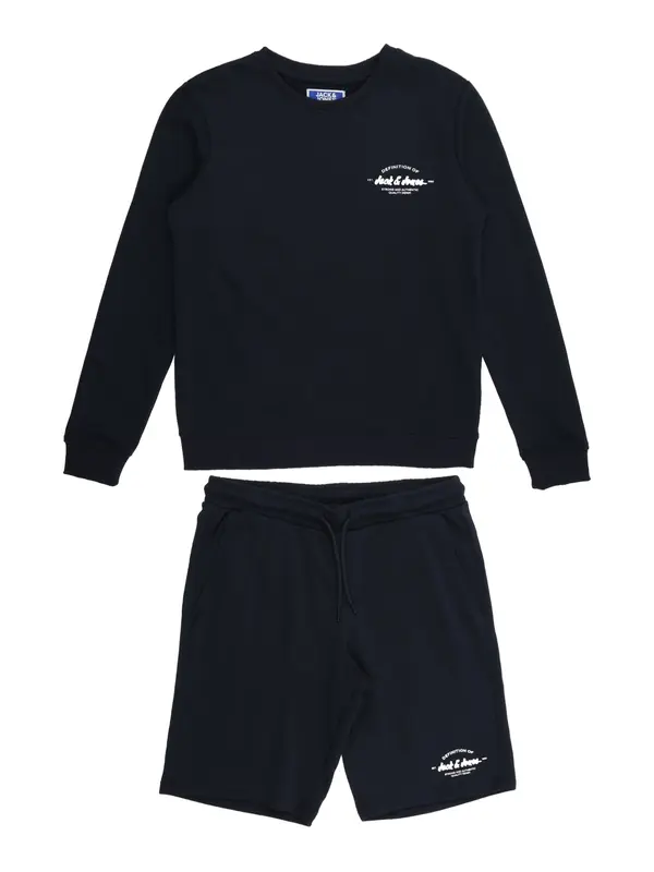 Jack & Jones Junior Jack & Jones Junior Trenirka za tek 'JJBRANDON'  temno modra / bela