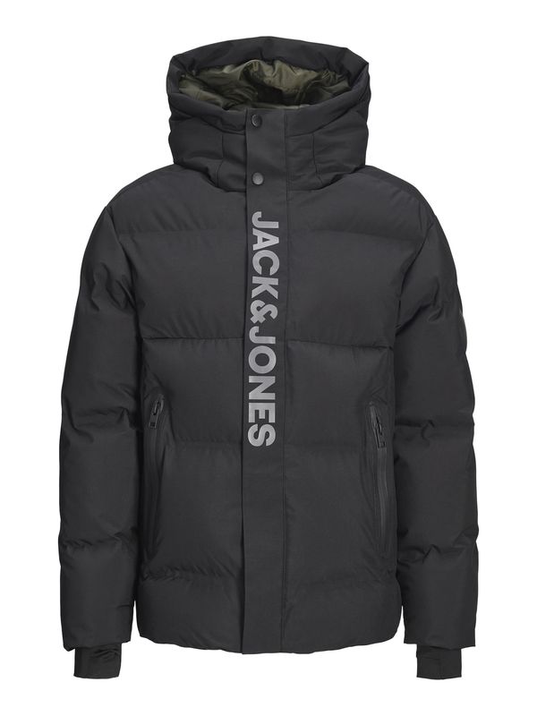 Jack & Jones Junior Jack & Jones Junior Zimska jakna 'ALPHA'  siva / črna