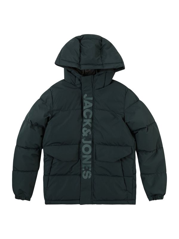 Jack & Jones Junior Jack & Jones Junior Zimska jakna 'JCOSPEED'  zelena / temno zelena