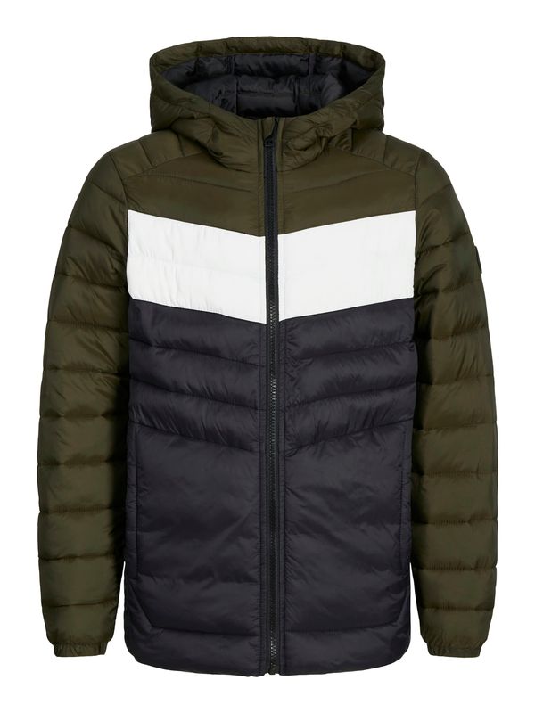 Jack & Jones Junior Jack & Jones Junior Zimska jakna 'JJESprint'  marine / temno zelena / bela