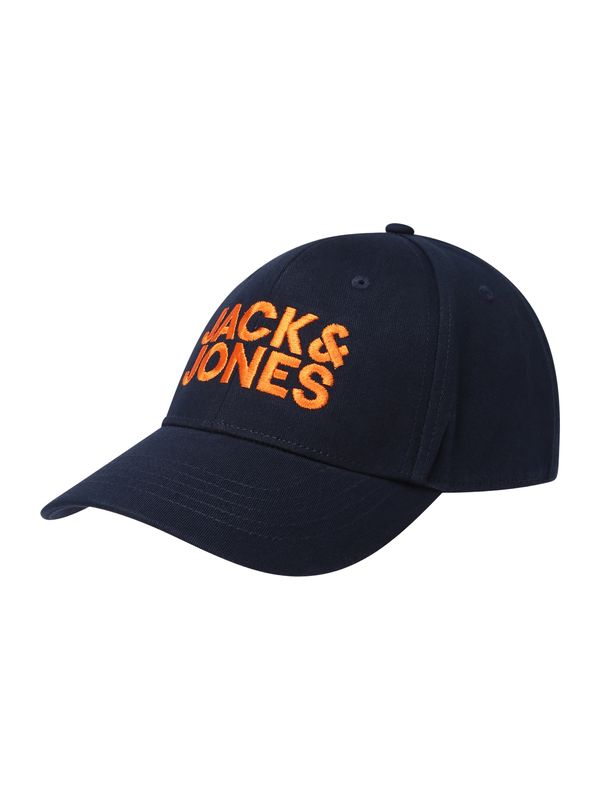 JACK & JONES JACK & JONES Kapa 'GALL'  marine / oranžna