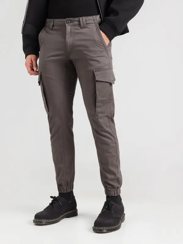 JACK & JONES JACK & JONES Kargo hlače 'JJIPaul JJFlake'  temno siva